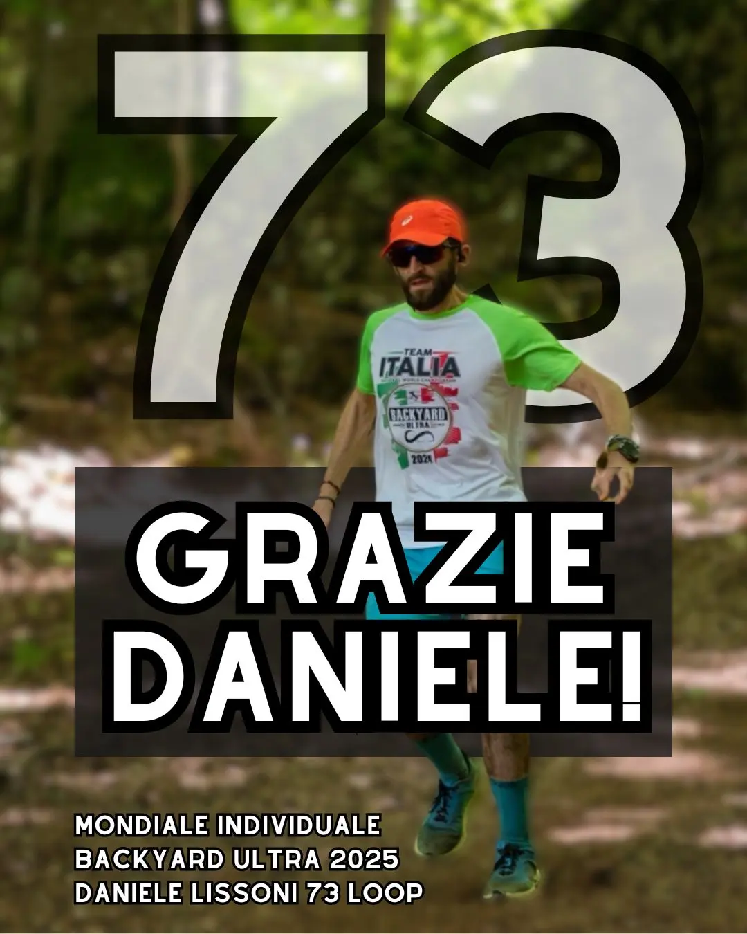 73 ore, nuovo record per Daniele Lissoni al mondiale 2025