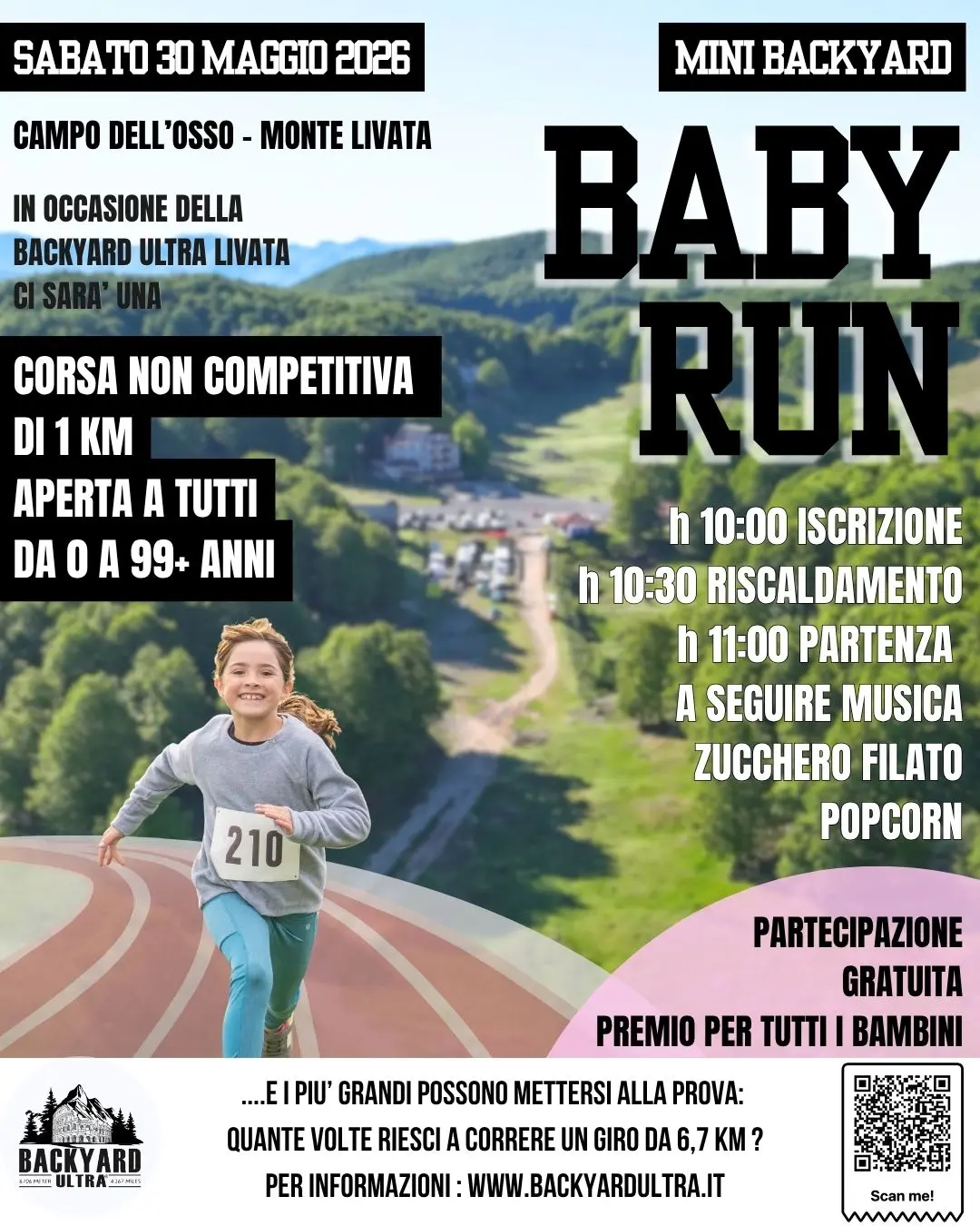 Backyard Livata baby Family Run